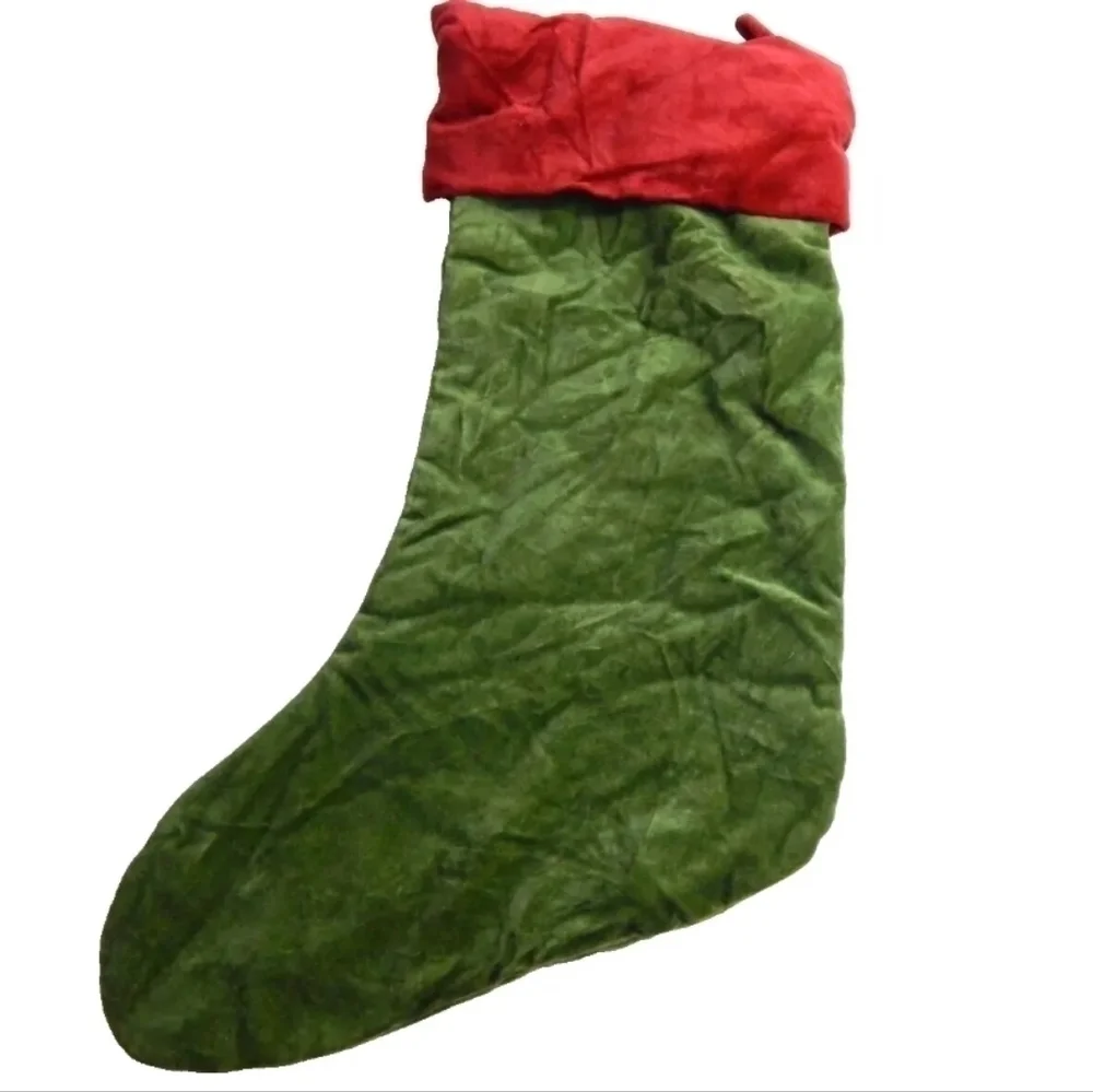 Pottery Barn Velvet Christmas Stocking